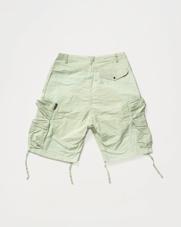 NemeN Puf _ Multipocket Parachute Short - Pale Olive, view 3