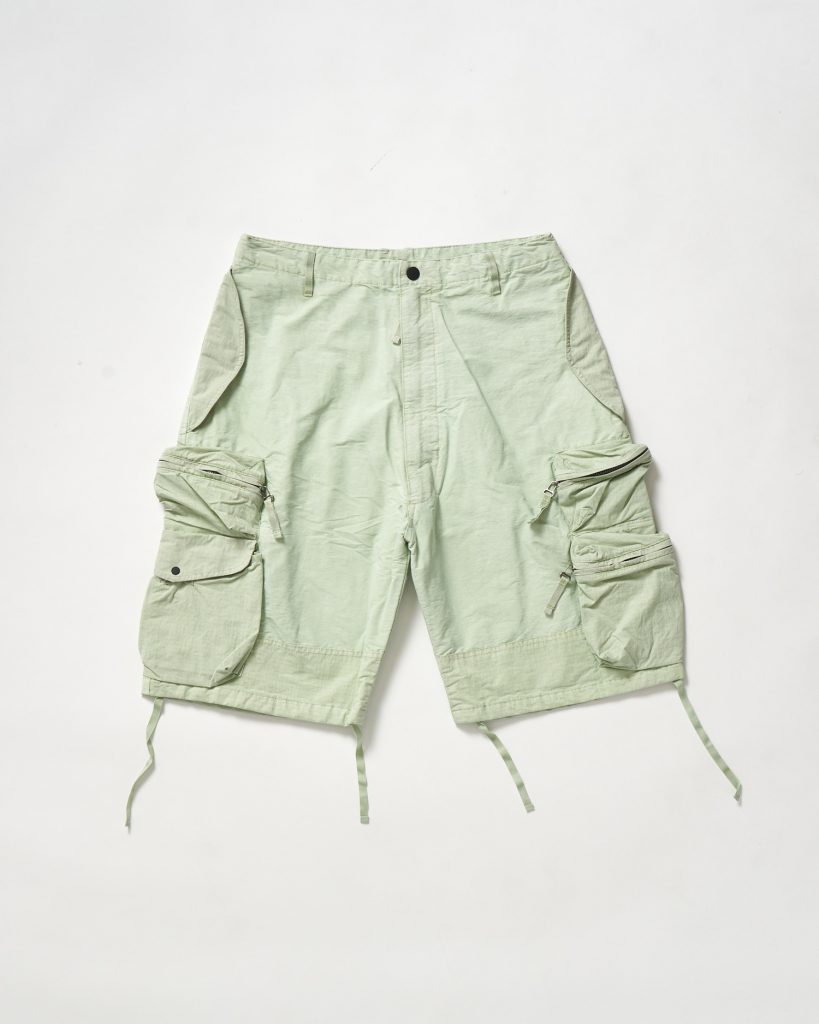 NemeN Puf _ Multipocket Parachute Short - Pale Olive