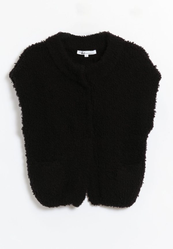 Paychi Guh Dreamy Cashmere Furry Vest, view 3