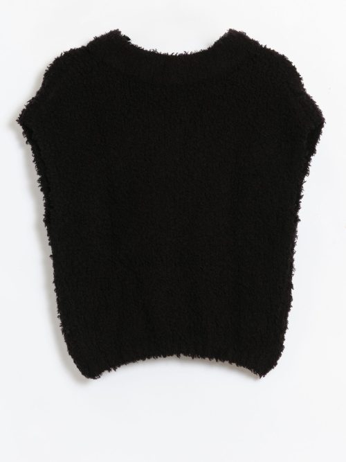 Paychi Guh Dreamy Cashmere Furry Vest