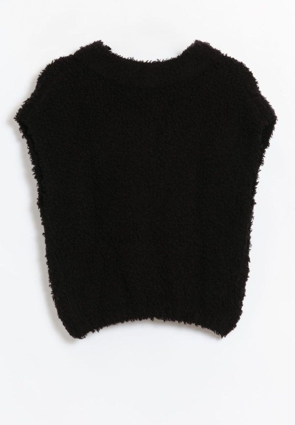 Paychi Guh Dreamy Cashmere Furry Vest