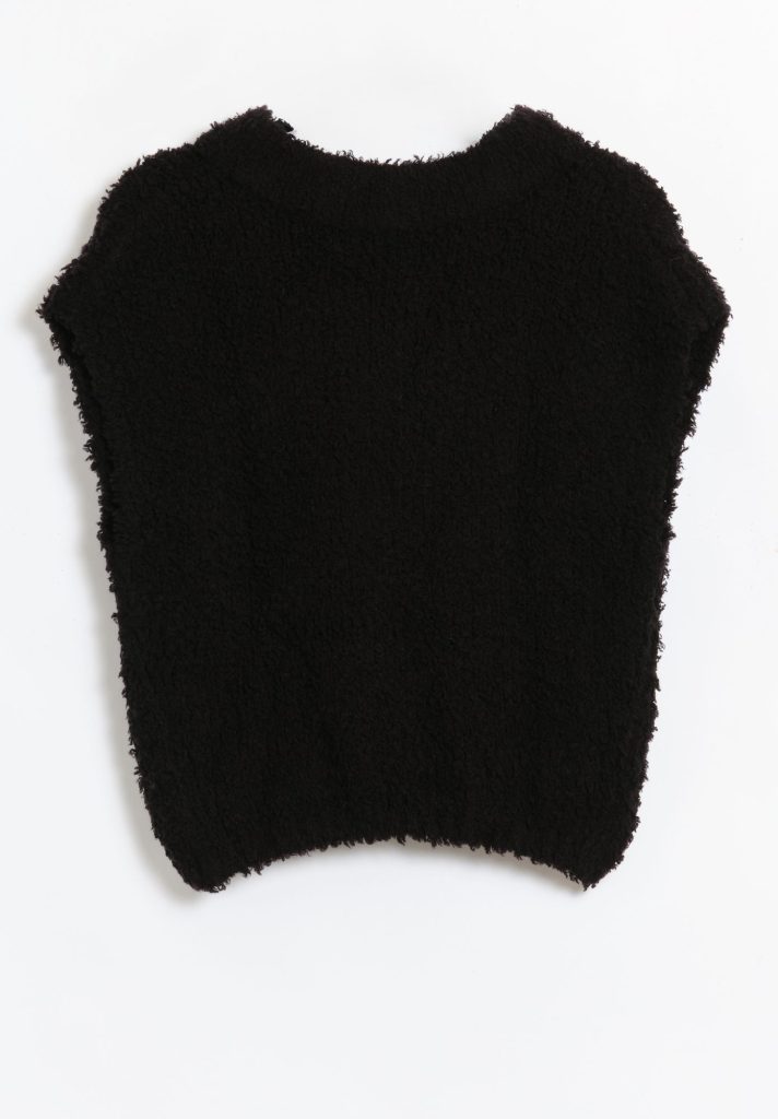 Paychi Guh Dreamy Cashmere Furry Vest
