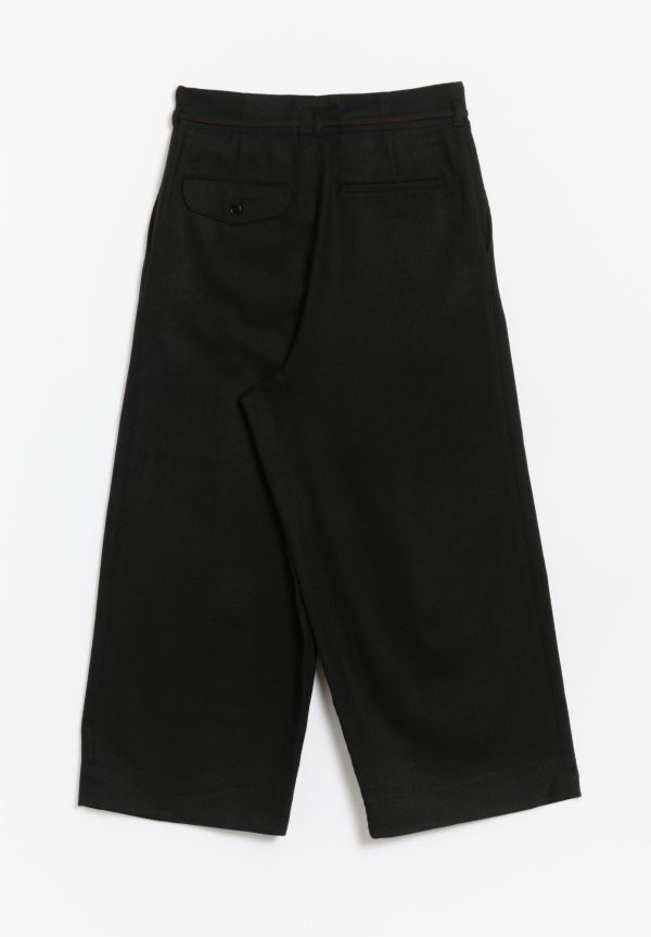 Kuon Hakama Trouser - Black, view 2