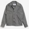 MaiGidah_-BlackWhiteJacket_312.jpg Mai Gidah Corduroy Worker Style Jacket with Button-Closure and Pockets
