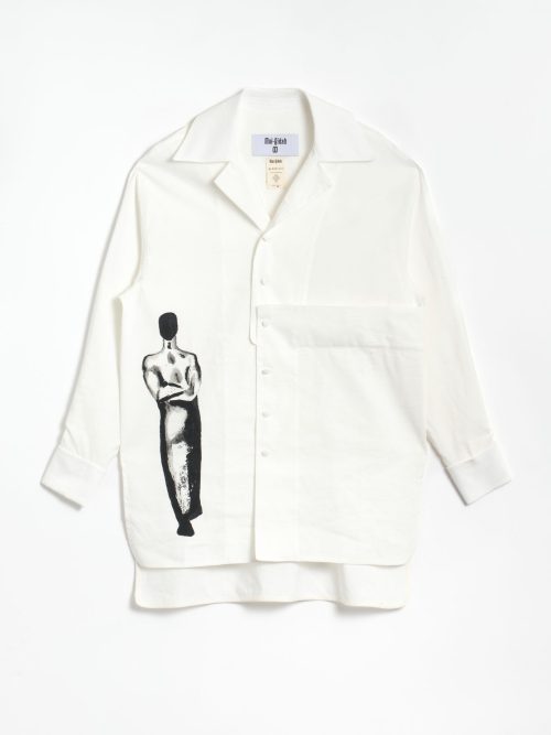 Mai Gidah White Shirt with Autoportrait