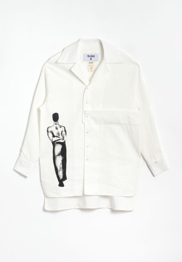 Mai Gidah White Shirt with Autoportrait