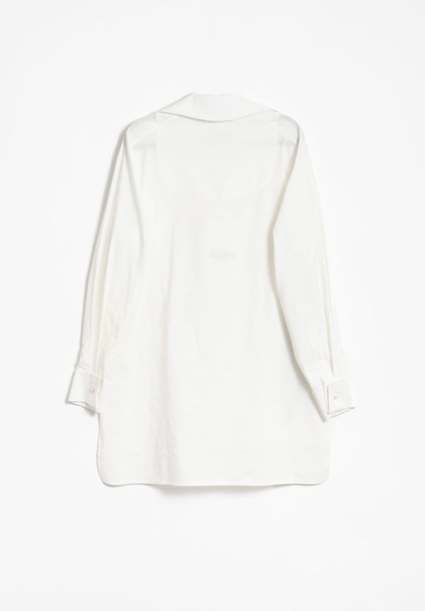 Mai Gidah White Shirt with Autoportrait, view 3