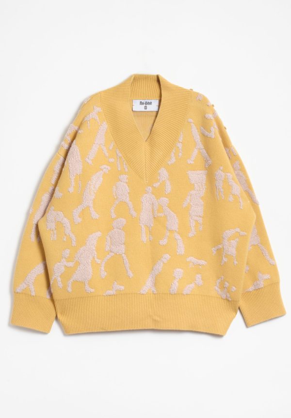 Mai Gidah Textured Knitted Jumper, view 2