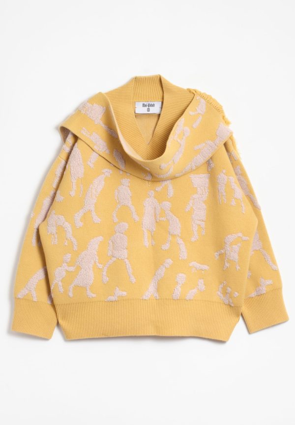 Mai Gidah Textured Knitted Jumper, view 3
