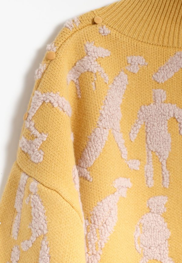 Mai Gidah Textured Knitted Jumper, view 7