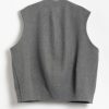Mai Gidah Sleeveless Jacket with Extruding Pockets, view 2
