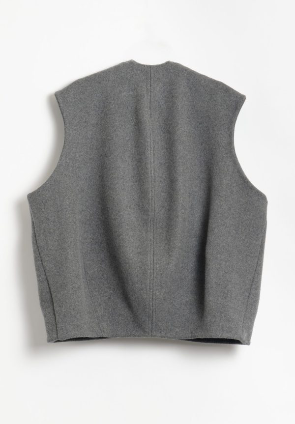 Mai Gidah Sleeveless Jacket with Extruding Pockets, view 2