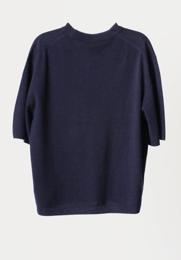 Tibi Washable Cashmere Oversize Easy T, view 3