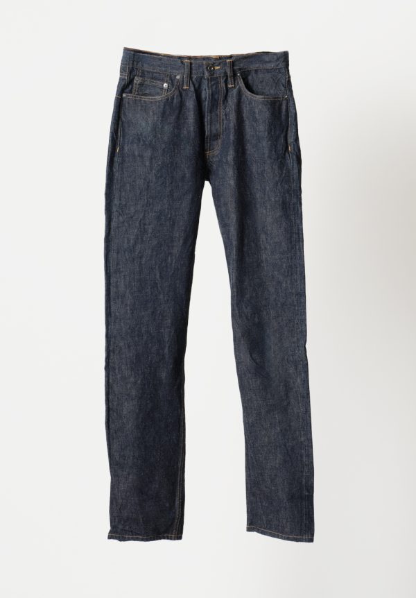 3Sixteen CS-100xk Classic Straight- Rinsed Indigo Kibata, view 2