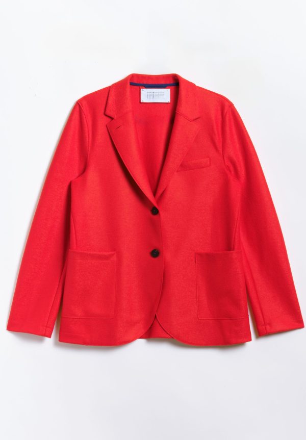 Harris Wharf London Stand Up Collar Blazer