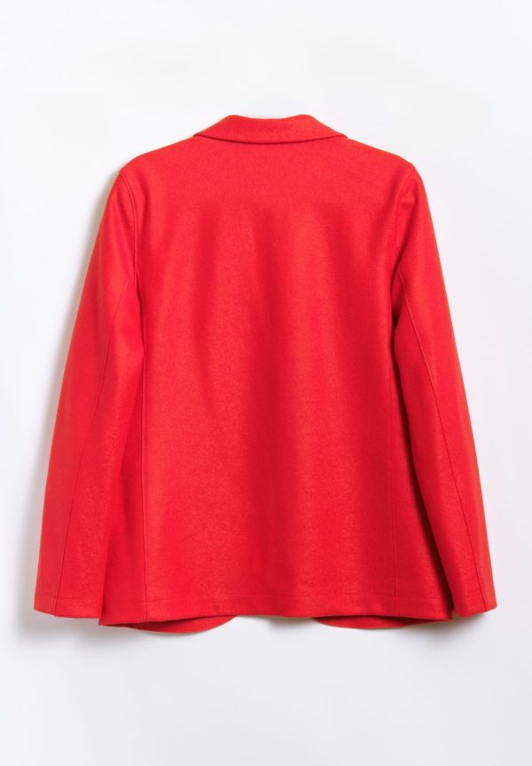 Harris Wharf London Stand Up Collar Blazer, view 2
