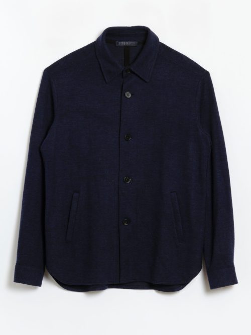 Harris Wharf London Shirt Jacket Patterned Moleskin
