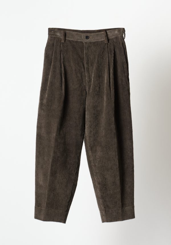 Kuon Fanage Curdoroy Tapered Trousers