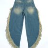 Ksenia Schneider Wide Jeans with Rust Wash, view 2
