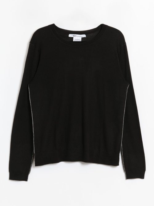 Paychi Guh Worsted Cashmere L/S Crew - Black