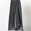Ksenia Schnaider Vika Jeans with Fringed Cutouts
