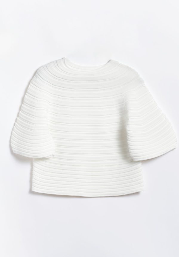 Issey Miyaki Pleats Please Mushroom Knit Top