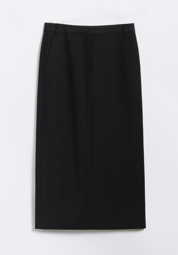Tibi Tropical Wool Maxi Skirt, view 2