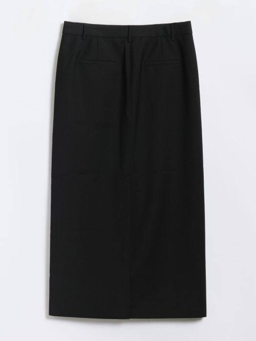 Tibi Tropical Wool Maxi Skirt