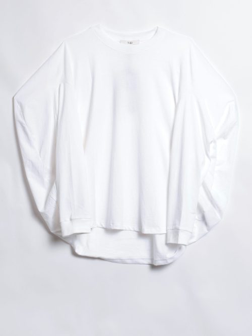 Tibi Circular Back T-Shirt- White