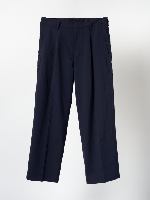 Kuon Seersucker Single Pleat Pants