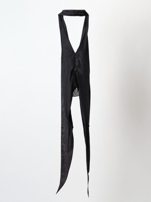 Rick Owens Wishbone Halter T - Black