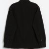3Sixteen Crosscut Flannel - Black Cotton Twill, view 3