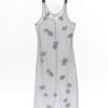 Tibi Artemis Beading Tank Dress