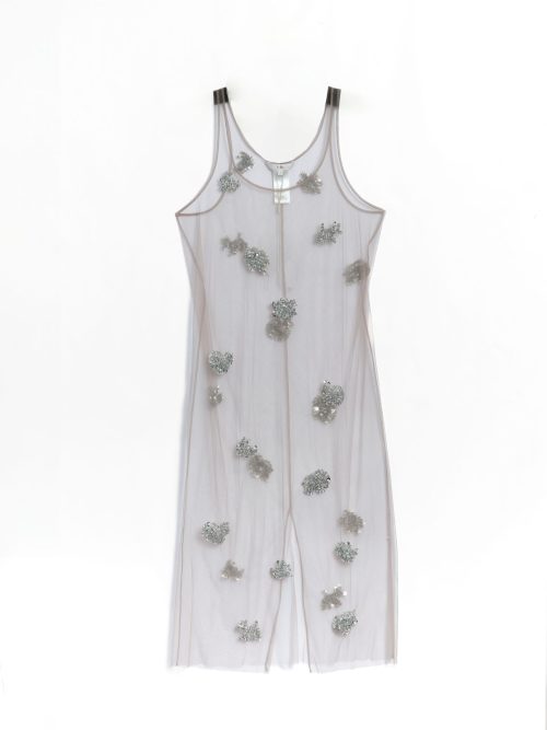 Tibi Artemis Beading Tank Dress