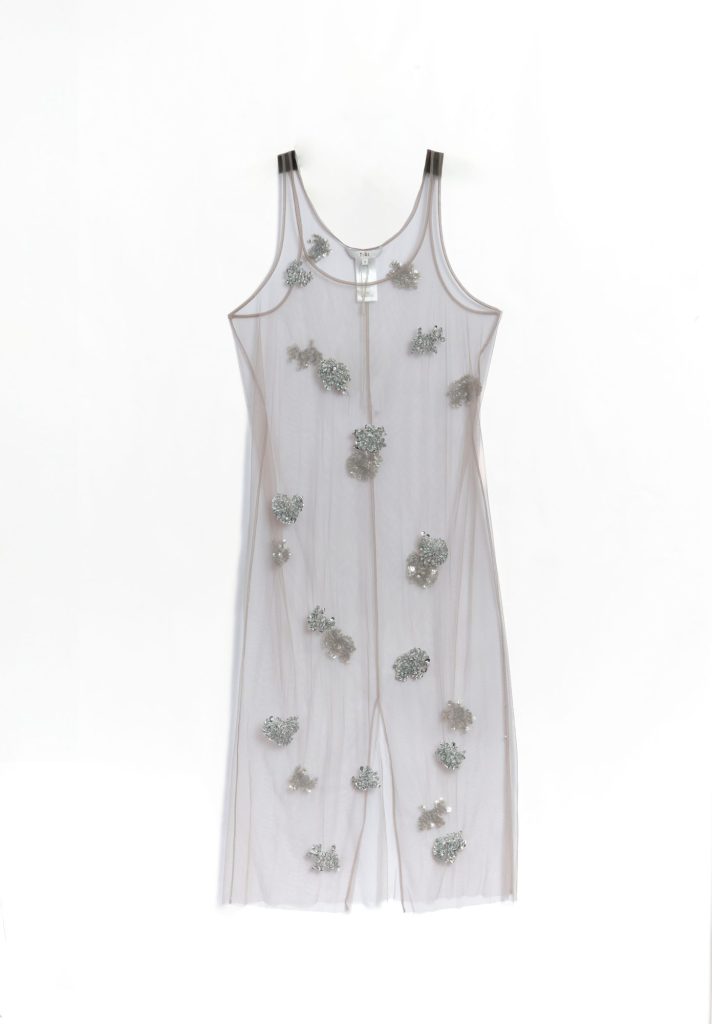 Tibi Artemis Beading Tank Dress