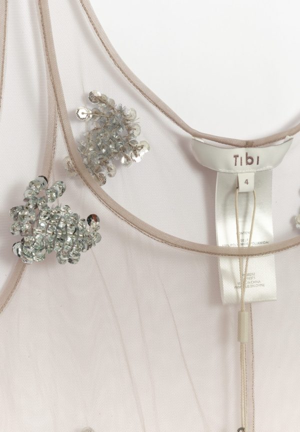 Tibi Artemis Beading Tank Dress