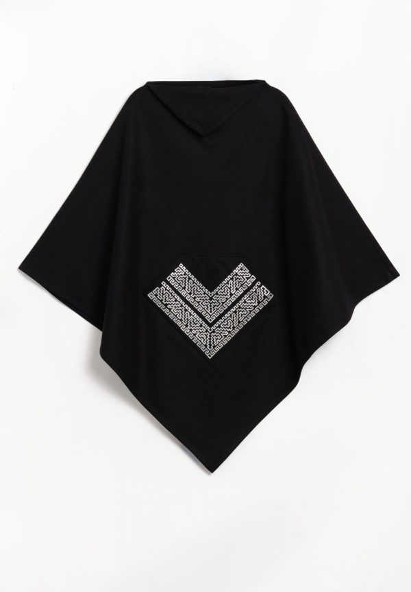 Carla Fernandez Capa Charra Magna Negra Calado Gold Rose