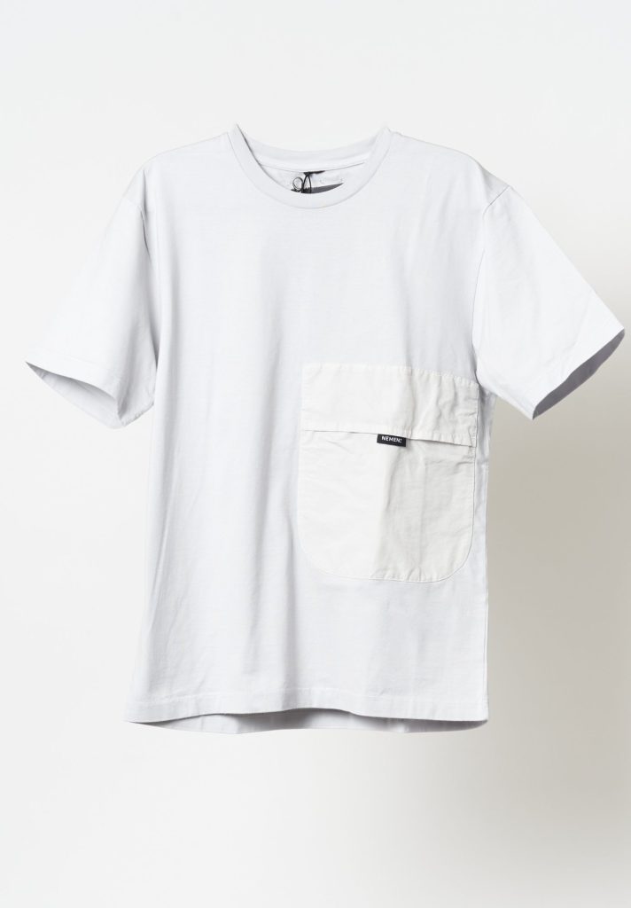 NemeN Ash Jumbo Pocket T-shirt - Grey
