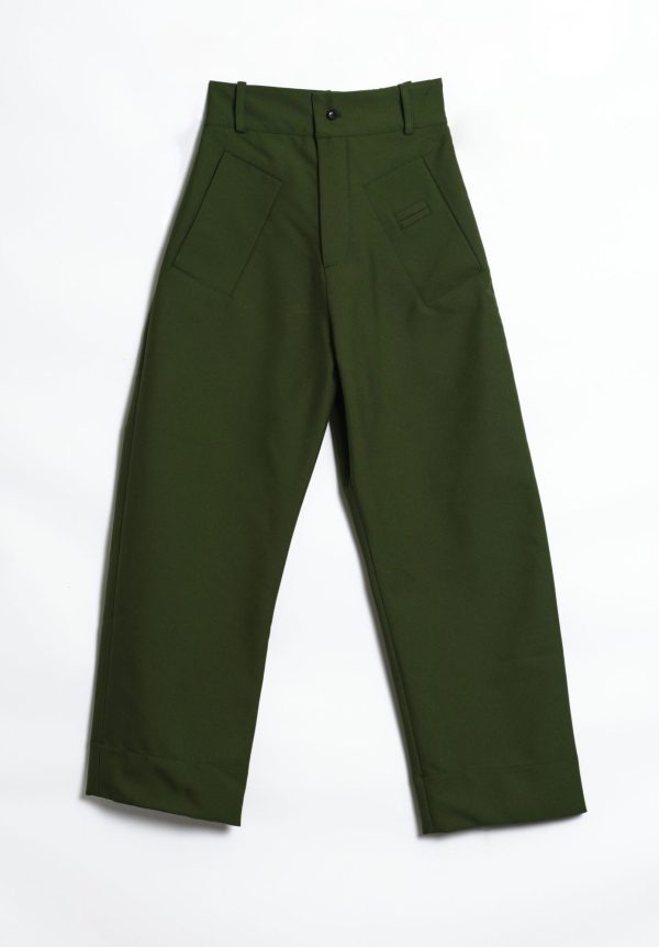 Mai-Gidah Extra Classic Trousers with Slide-Pockets and Zipper