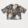4S Designs Knit BD Shirt Animal