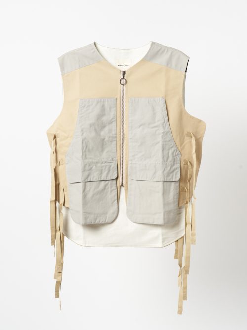 Nicholas Daley Utility Waistcoat- Khaki
