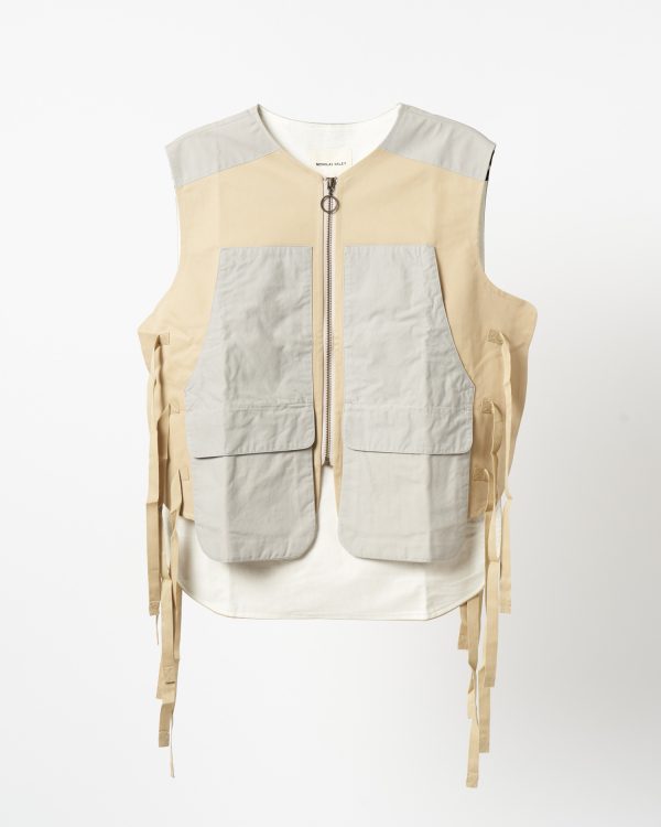 Nicholas Daley Utility Waistcoat- Khaki