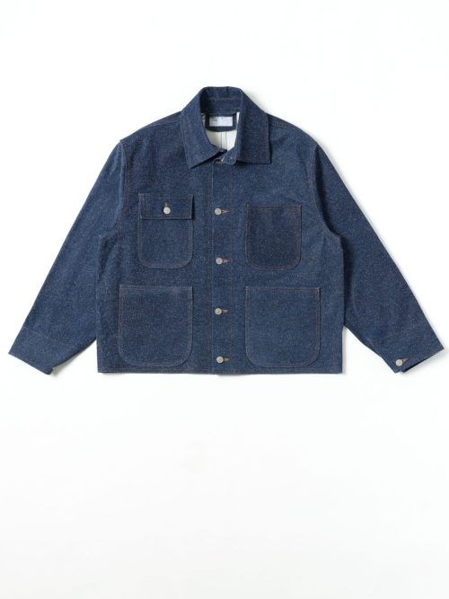 4S Designs Leather Denim Utility Jacket