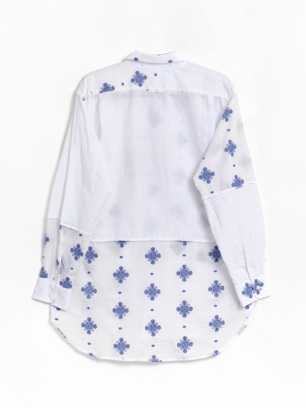 Engineered Garments Combo Short Collar Shirt - Embroidery, view 2