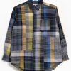Engineered Garments Combo Short Collar Shirt - Jacquard