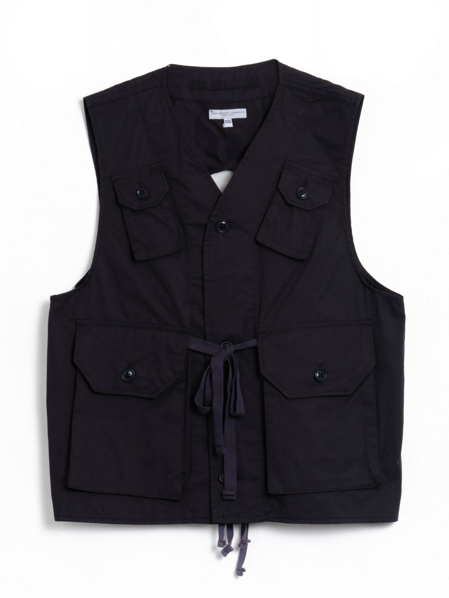 トップス 2025ss Engineered Garments C-1 Vest Engineered Garments C-1 Vest, Dark Navy – Glasswing