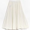 EG_10422_040.jpg Engineered Garments Gather Skirt - White Rayon Embroidery Eyelet, view 3