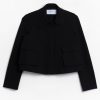 Harris Wharf London Cropped Raglan Jacket