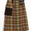 Nicholas Daley Wrap Kilt - Green