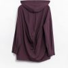 Tibi Shirred Nylon Hoodie with Cocoon Back, view 2